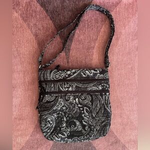 Vera Bradley Trio Zip Cross Body Bag in Stellar Paisley